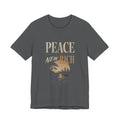 Peace Is the New Rich Tee — Vintage Sunset Graphic T-Shirt