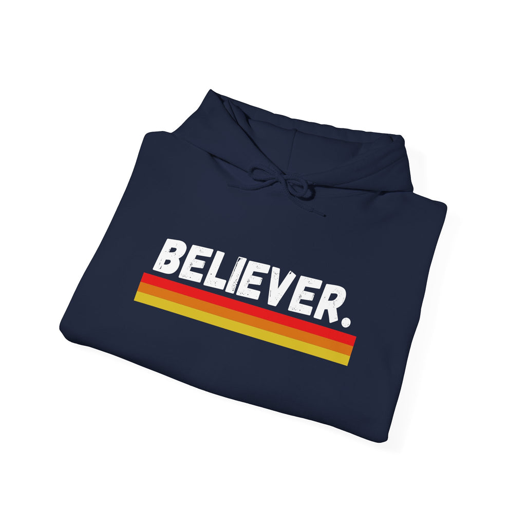 Believer Striped Hoodie
