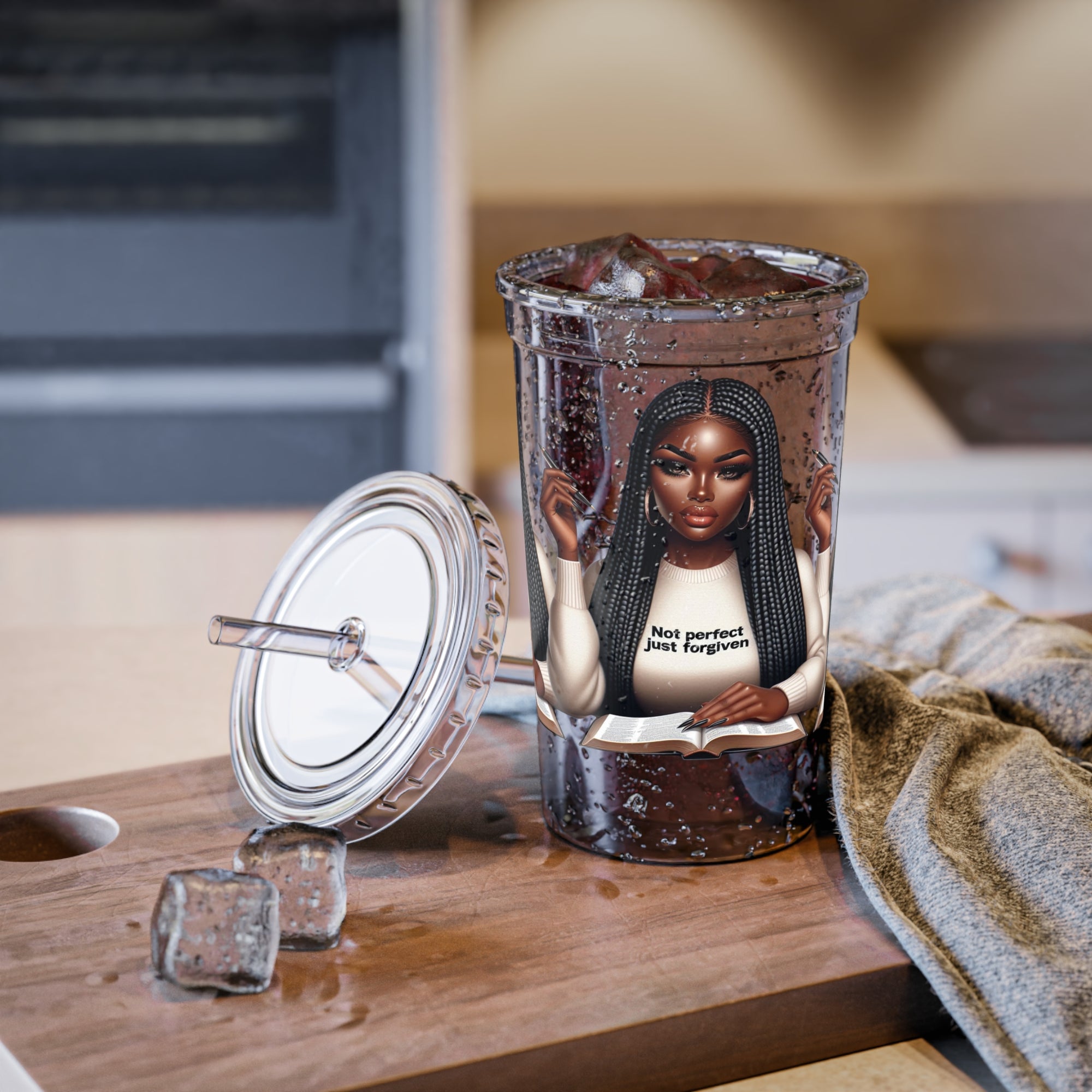Travel Tumbler| Not Perfect Just Forgiven