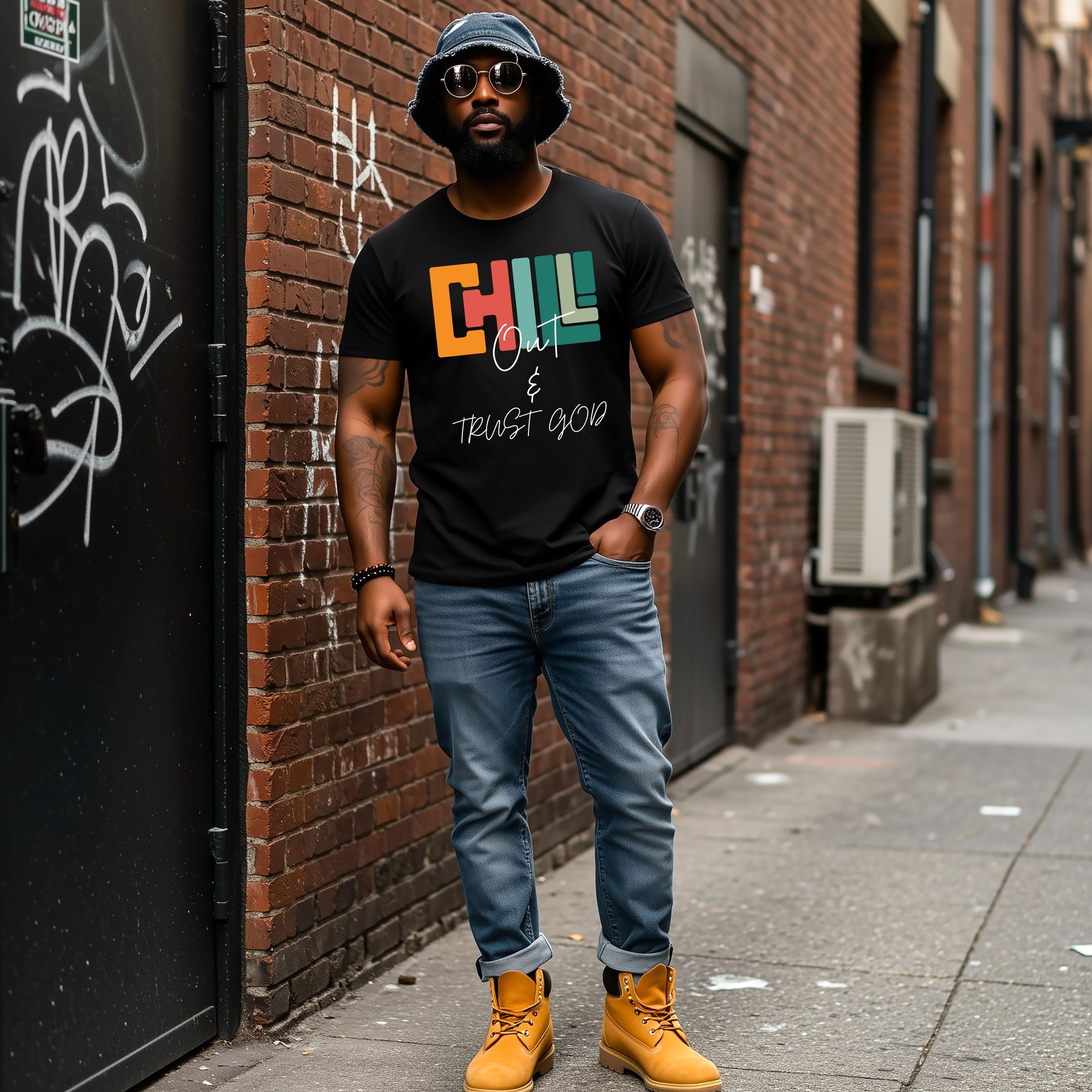 Chill out & trust God T-Shirt