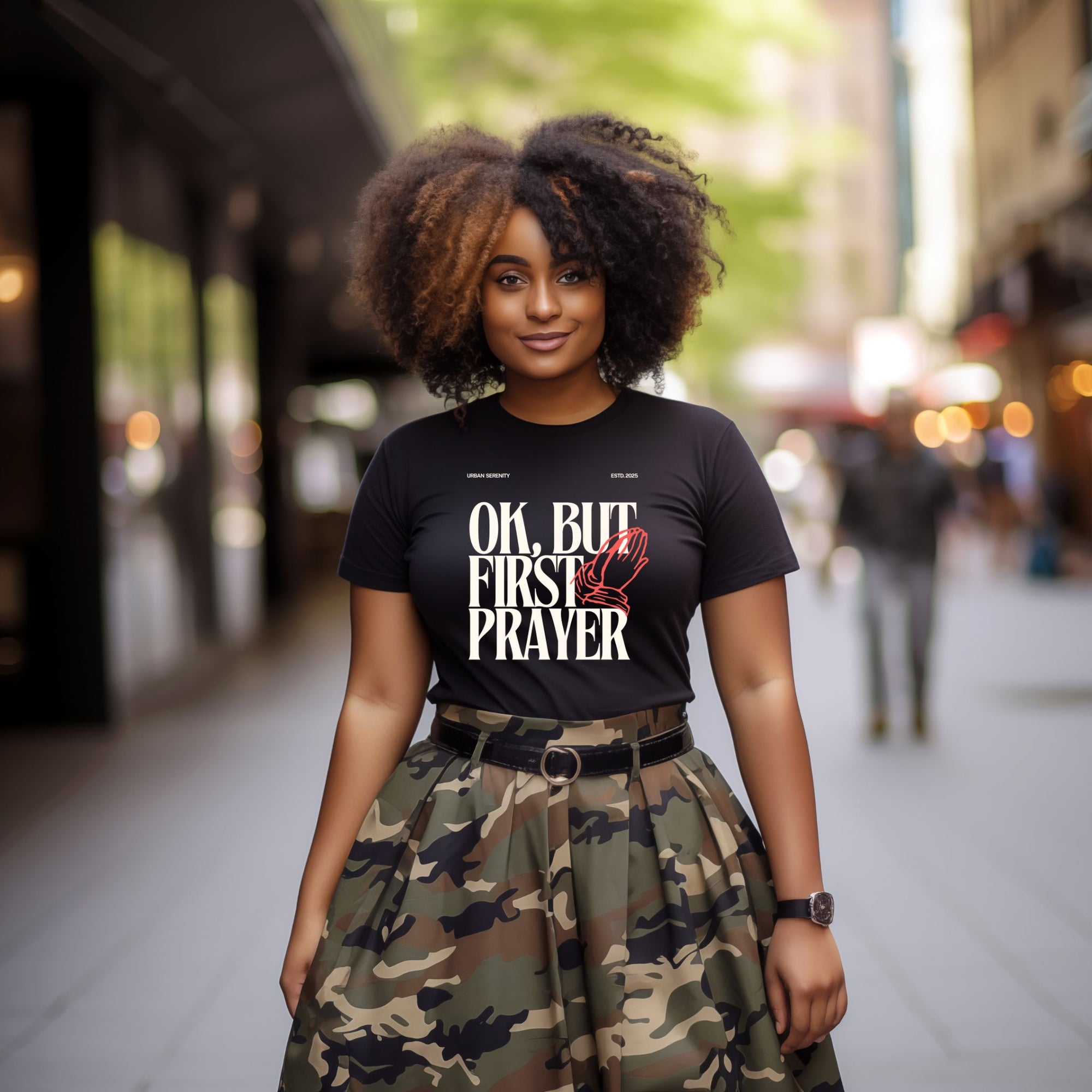 OK, but first Prayer T-Shirt