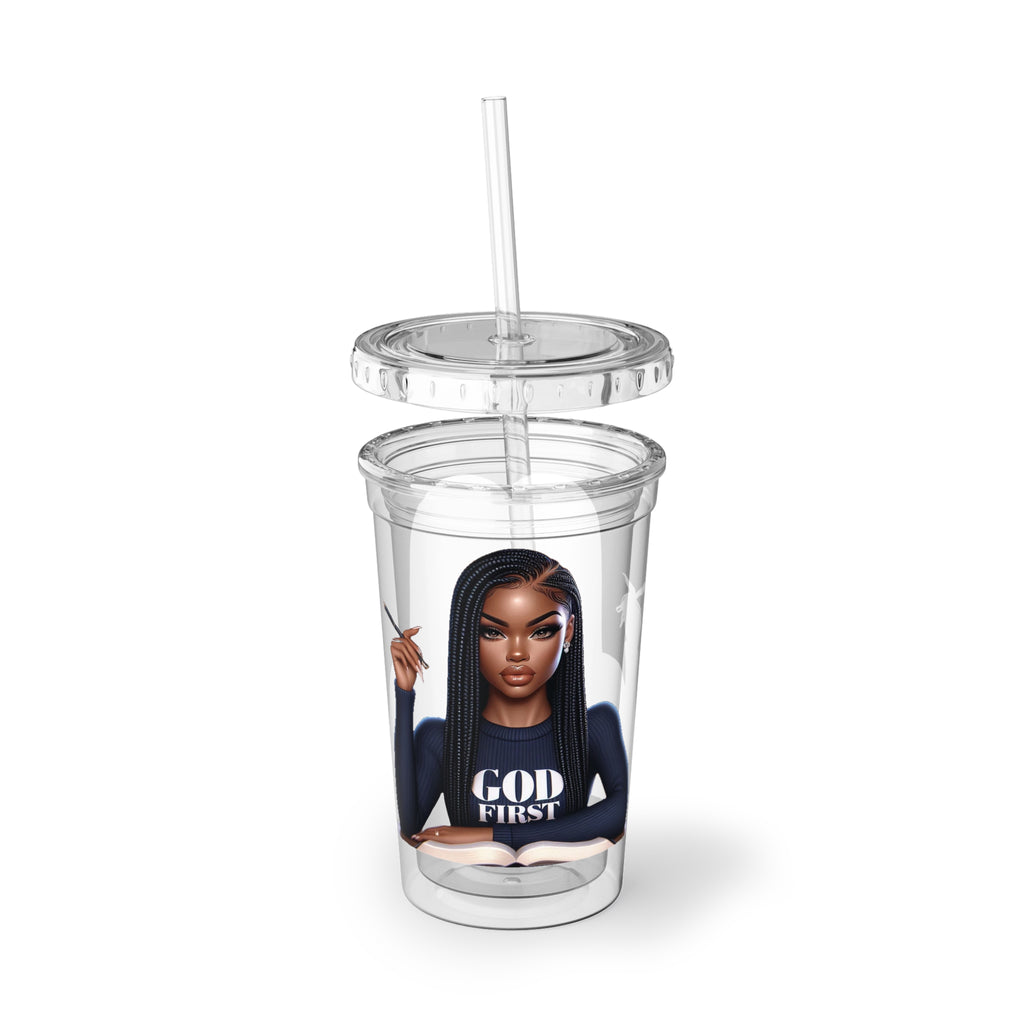 God First Acrylic Cup - Faith Tumbler