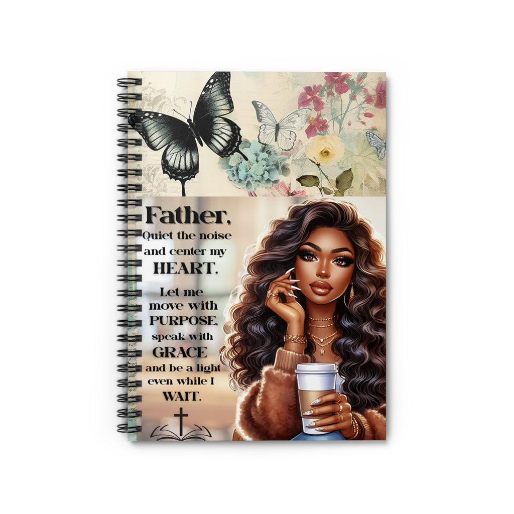 Move With Purpose Journal — Ruled Spiral Notebook