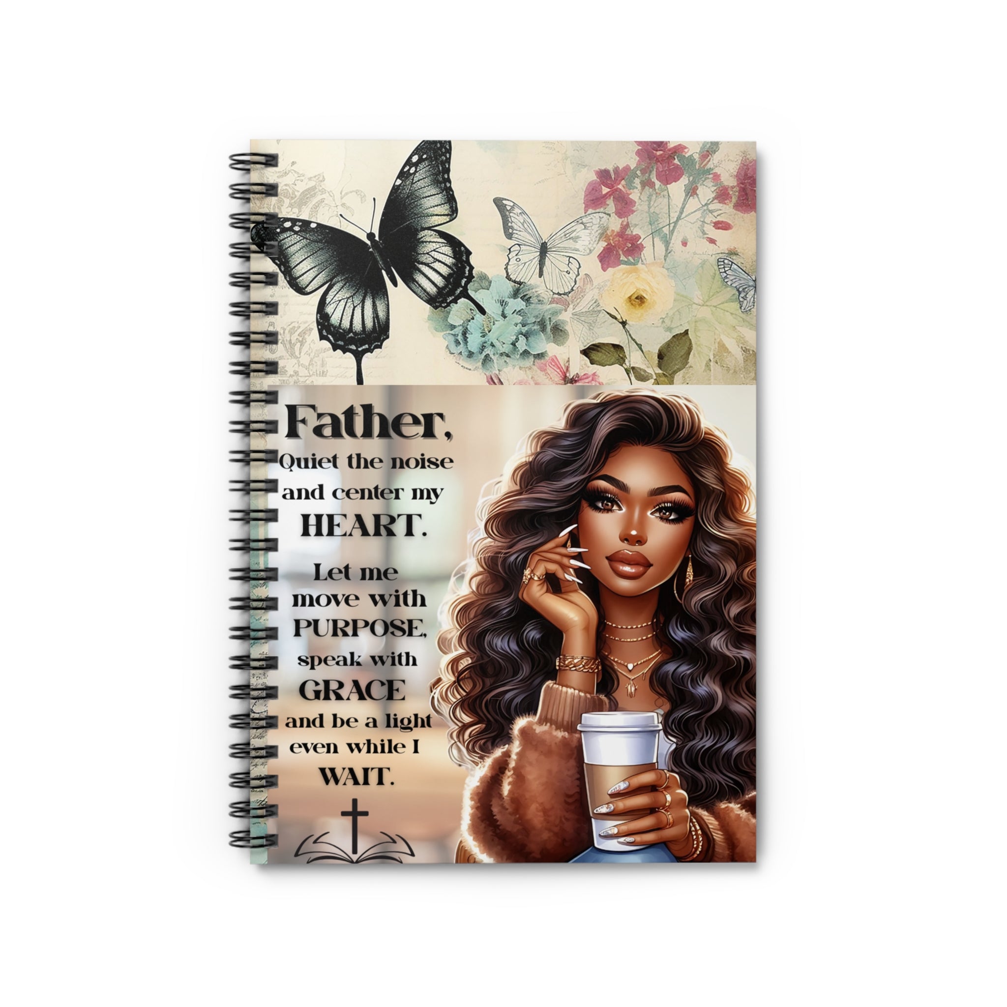 Move With Purpose Journal — Ruled Spiral Notebook