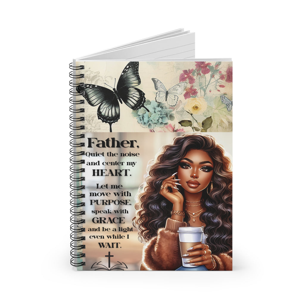Move With Purpose Journal — Ruled Spiral Notebook