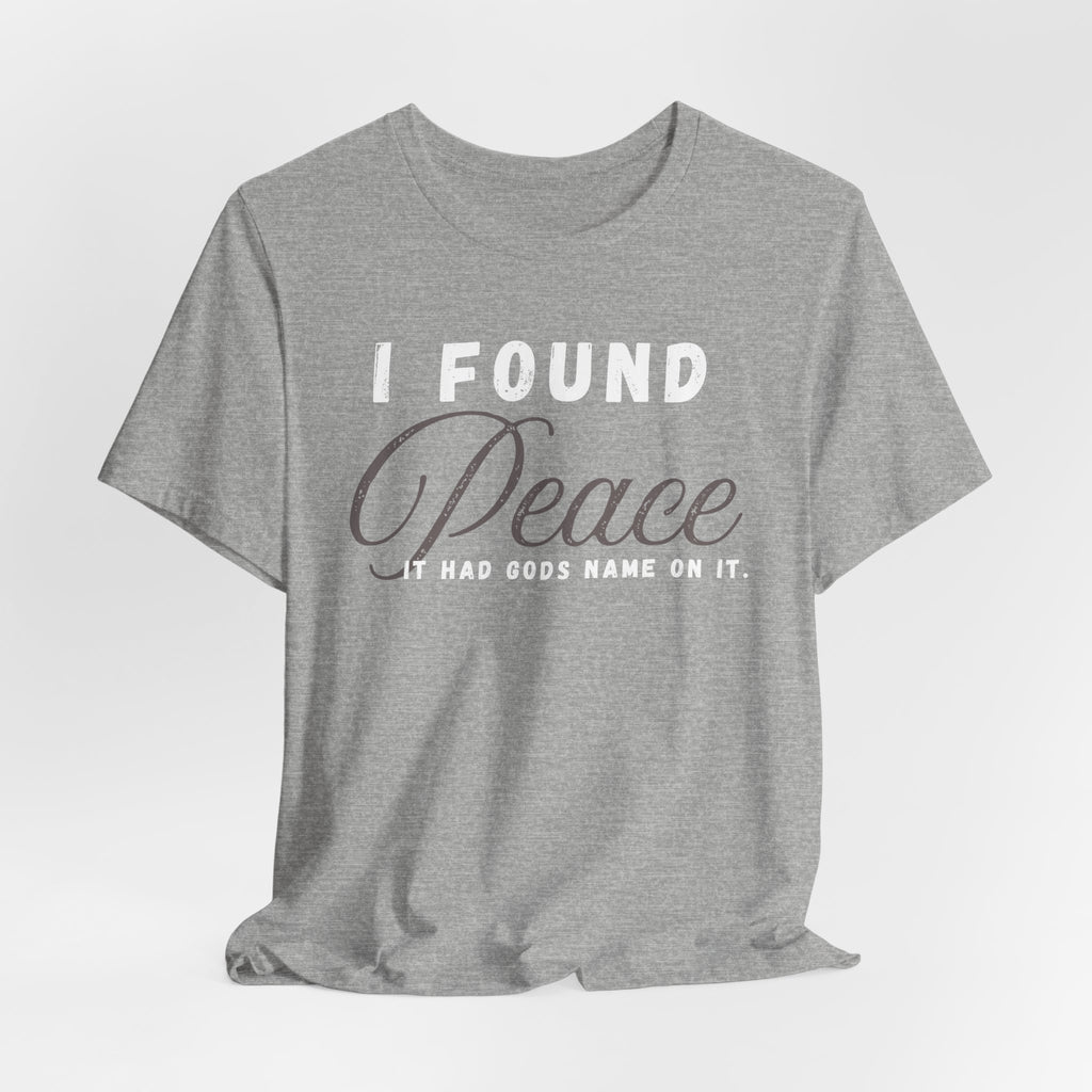 Peace Scripture T-shirt